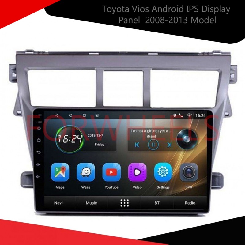 Toyota Vios Android IPS Display Panel  2008-2013 Model  6-Month Warranty Included