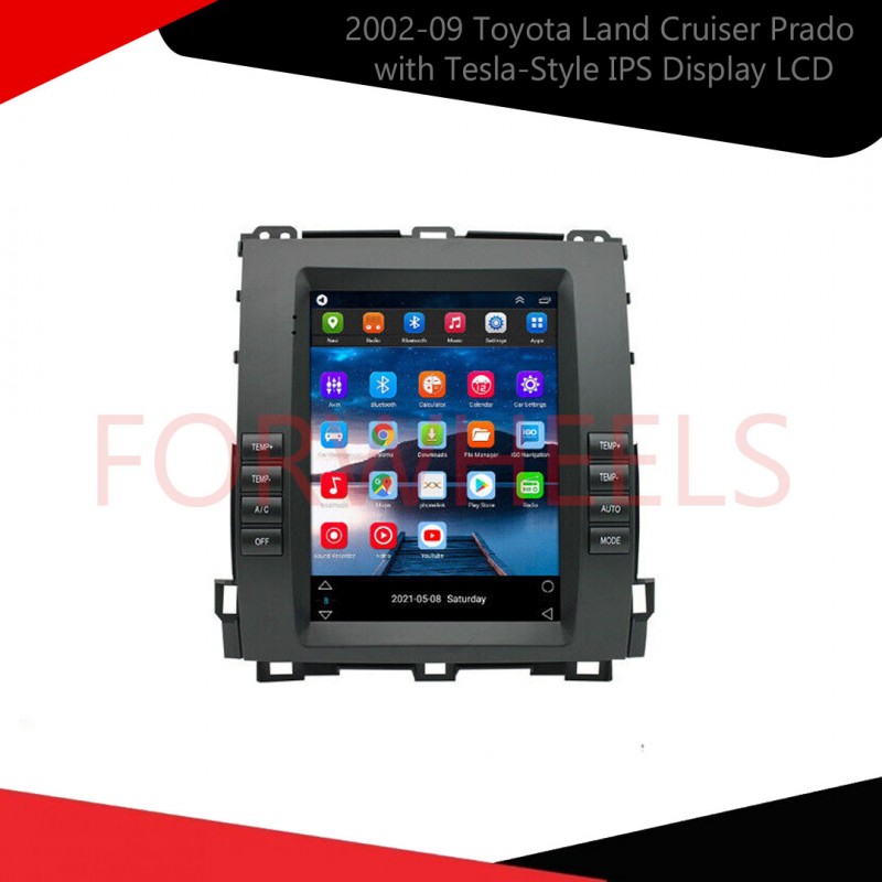 Revamp Your 2002-09 Toyota Land Cruiser Prado with Tesla-Style IPS Display LCD Multimedia System