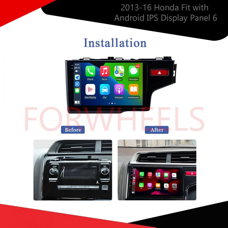 Elevate Your 2013-16 Honda Fit with Android IPS Display Panel 6-Month Warranty Vellfire Compatible