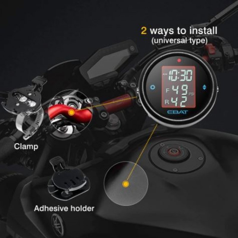 Motorcycle Tire Pressure Monitoring System (TPMS) Tire Safety and Monitoring Solution