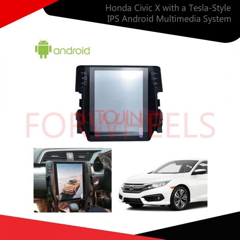Elevate Your Honda Civic X with a Tesla-Style IPS Android Multimedia System