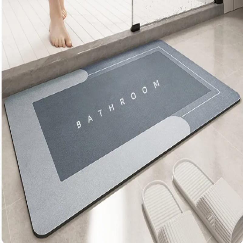 Large Non Slip Water Absorbent Bath Mat for Bathroom Floor Soft and Plush