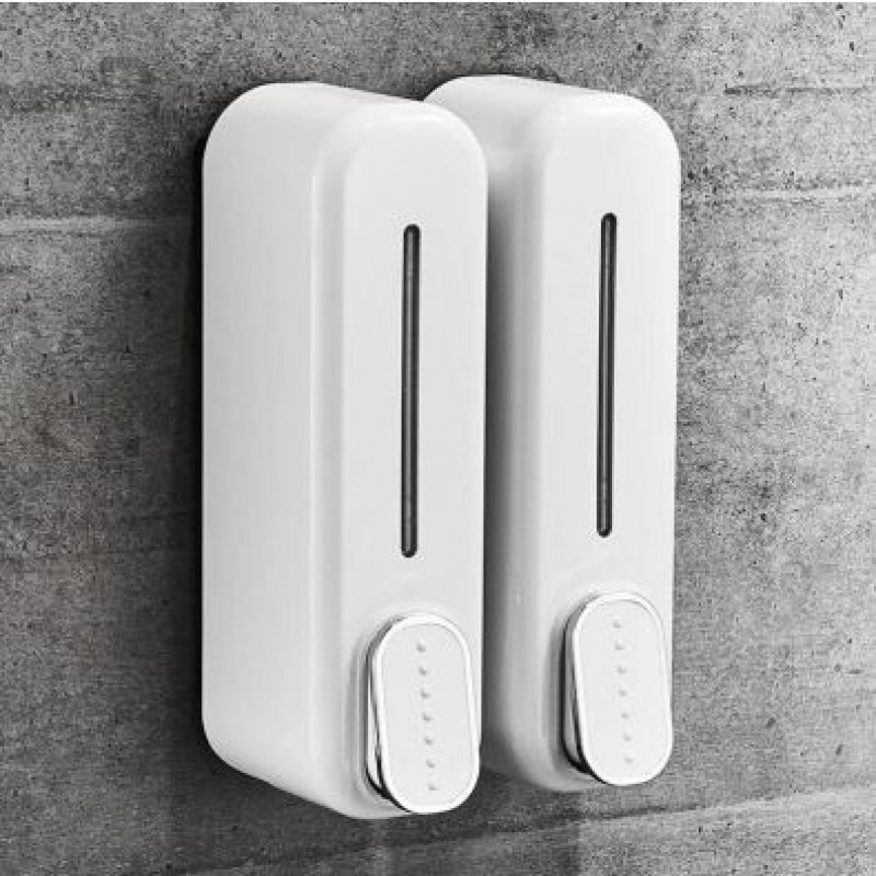 Soap Dispenser 350ml Wall Mounted for Hand Soap, Shampoo, and Shower Gel for Bathroom and Kitchen