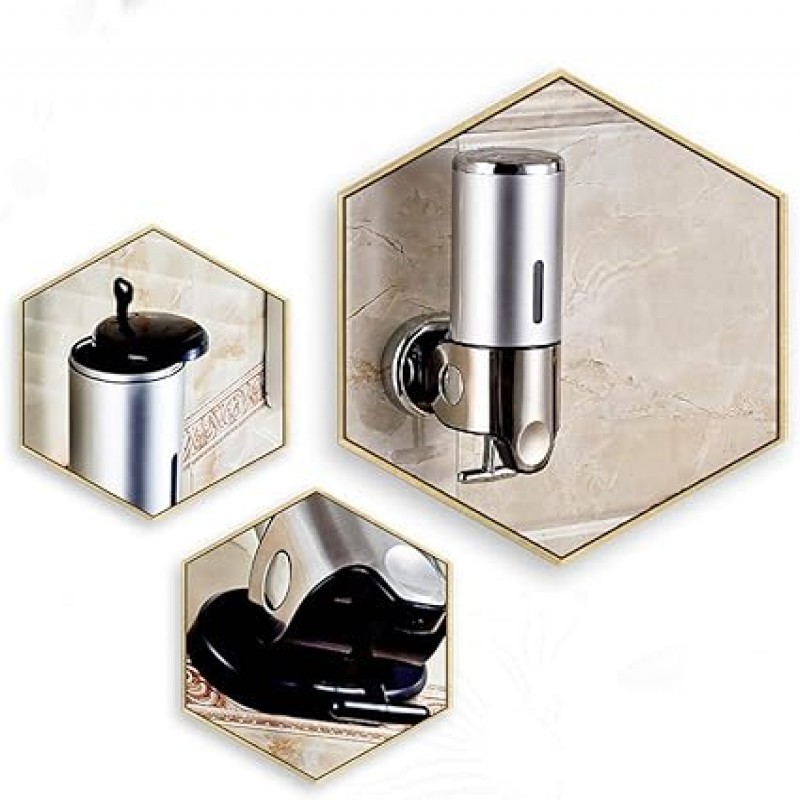  Hand Soap Dispenser 500ml Wall Mounted Soap Dispenser for Bathroom and Kitchen 