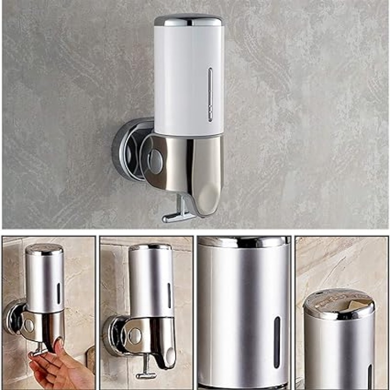  Hand Soap Dispenser 500ml Wall Mounted Soap Dispenser for Bathroom and Kitchen 