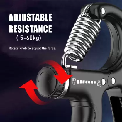 Adjustable Resistance Hand Gripper Exerciser with Automatic Counting