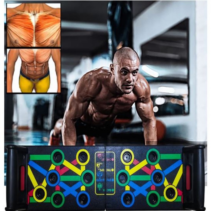Pushup Board Versatile Home Fitness Equipment for Total Upper Body Workout