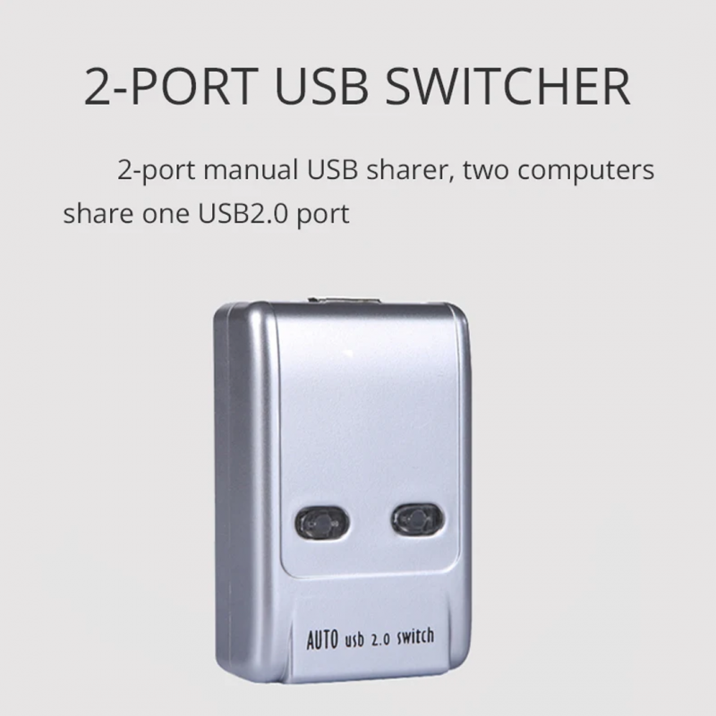 Efficient USB Printer Auto Data Switch 2 Port | Shopright.pk