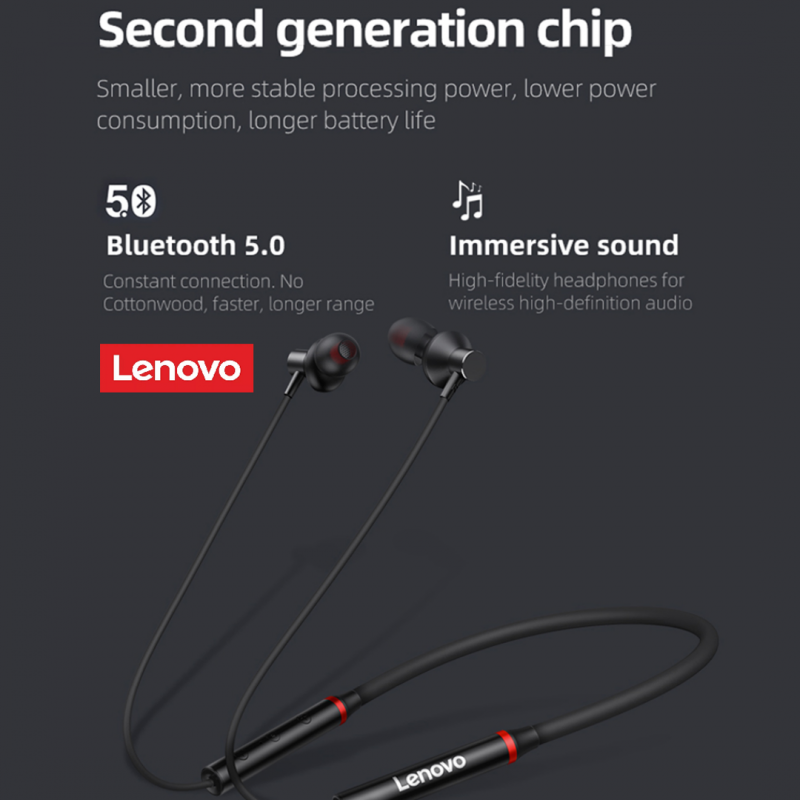 Lenovo HE05X Bluetooth 5.0 Earphones | Shopright.pk