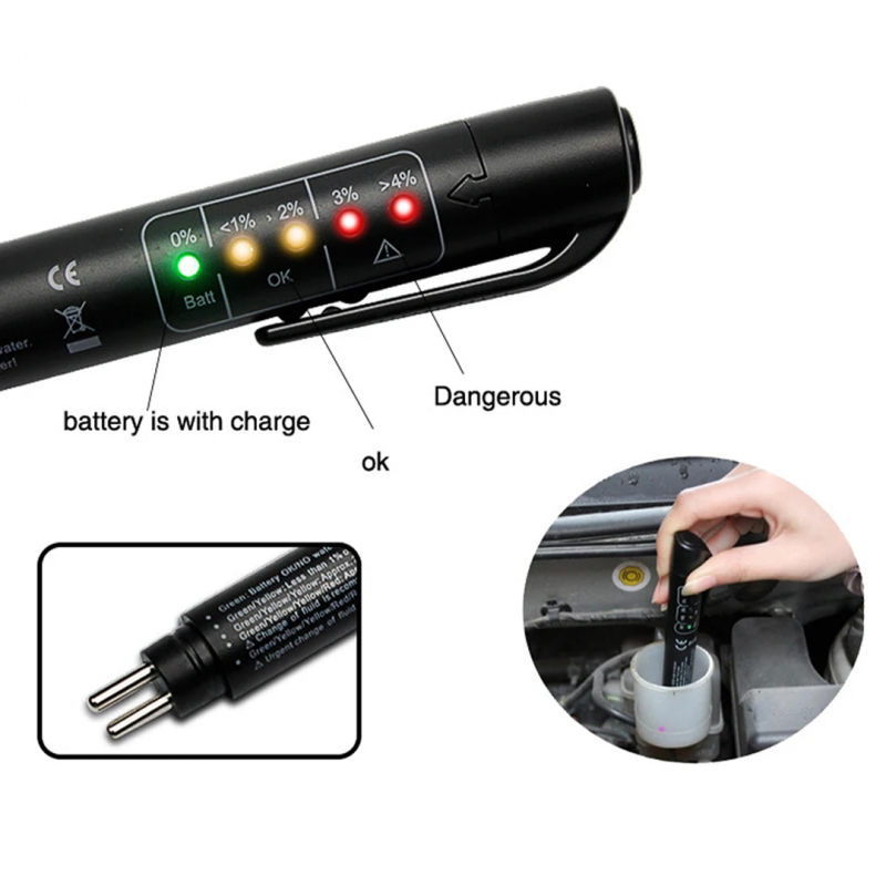 Buy Electric Brake Fluid Tester with 5 LED Indicator | Shopright.pk