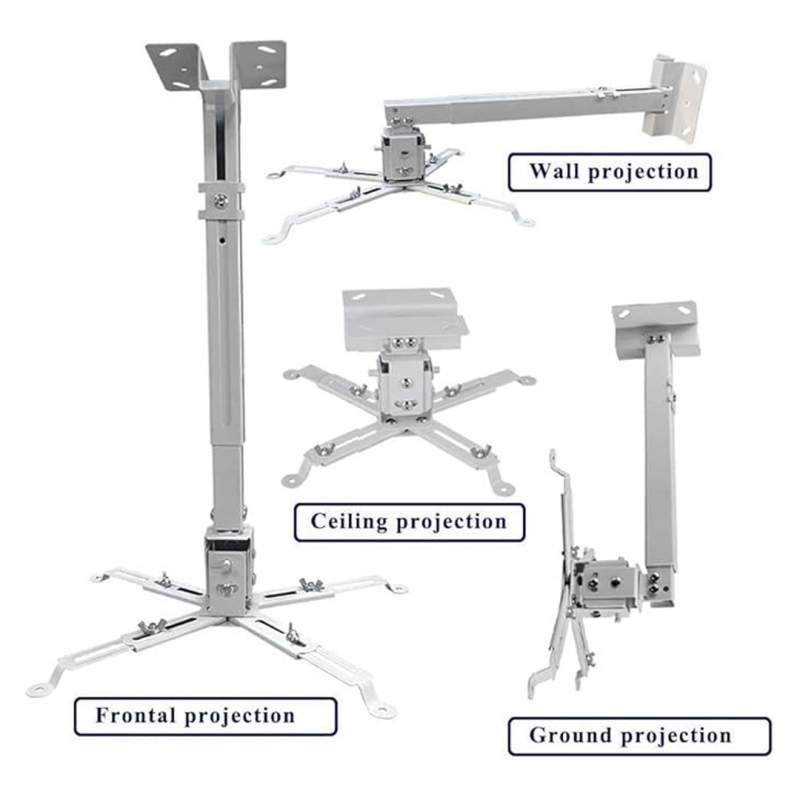 Projector Ceiling Mount Kit (Square Type) Stand 5feet 1.5m | Shopright.pk