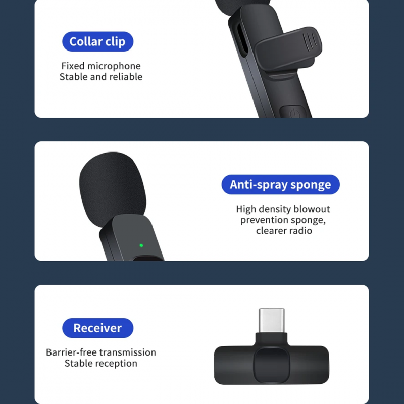 Buy K9 Wireless Collar Microphone - Top Audio Solutions | Shopright.pk