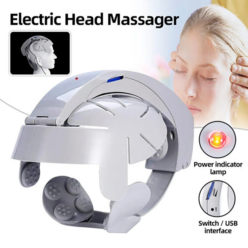 Electric Head Massager Helmet Relax & Revitalize Your Scalp Best Deals