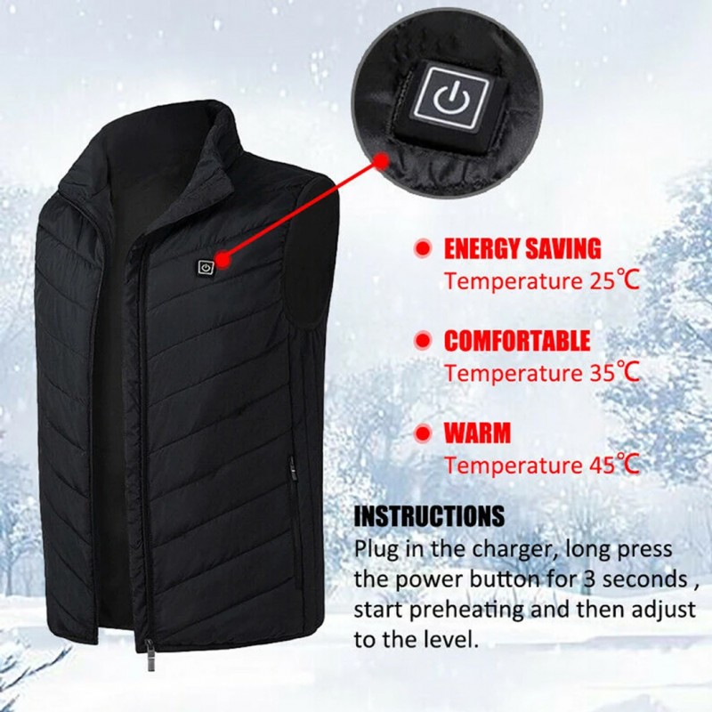 Smart Heated Jacket & Vest | Men Women's Heated Clothing
