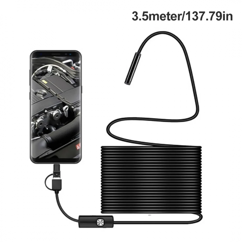 Versatile 3 in 1 Endoscope Camera 3.5M | HD Inspection & Connectivity
