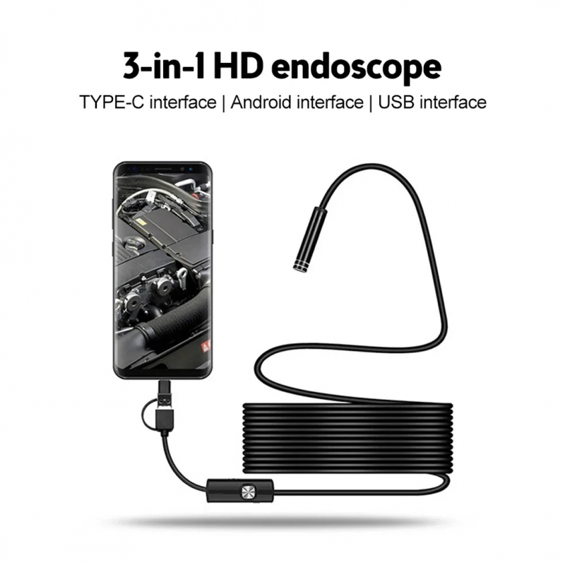 3 In 1 Endoscope Camera 3.5M