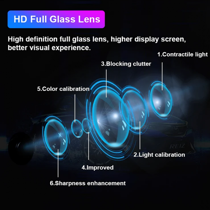 Car 4 Led Reverse Camera Night Vision Hd Rear View Camera