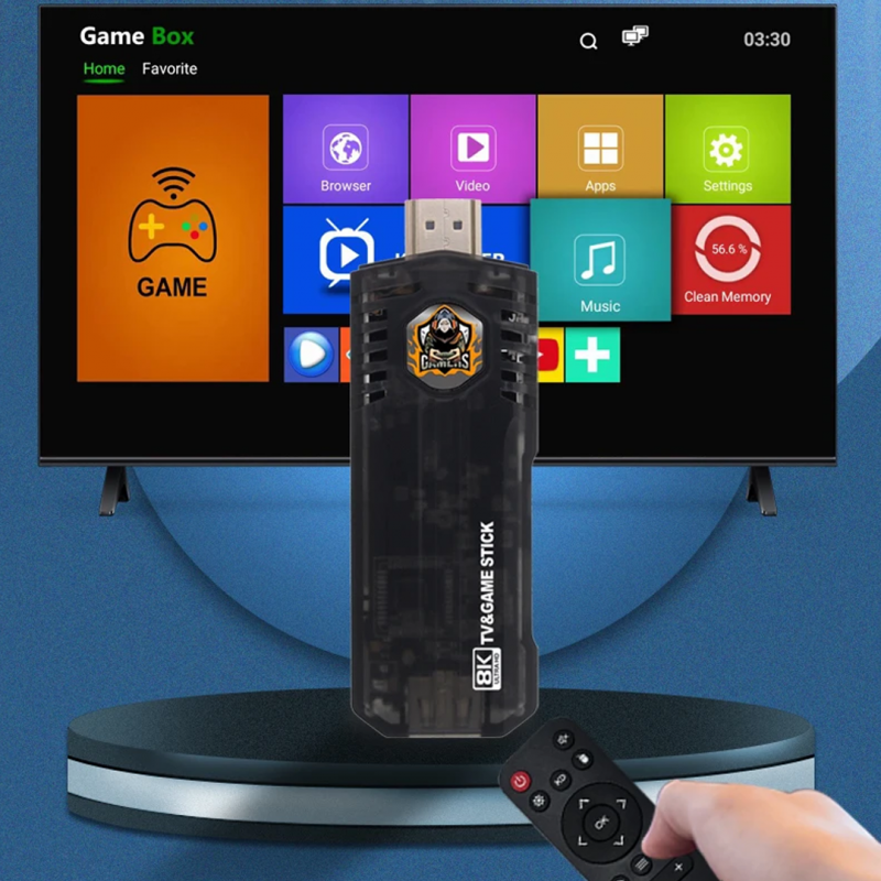 X8 Game 8K 4K Android 11.1+ Game With 10000+ Games And Two Game Controllers H313