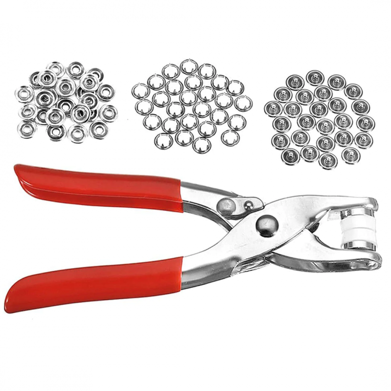 Hand Pressure Pliers Tool DIY / Sewing Buttons Set [100]