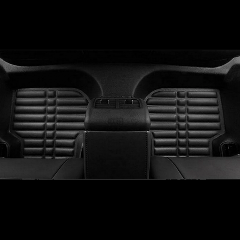 Enhance Your Toyota Fortuner with Premium Black 5D Floor Mats - Durable and Stylish!