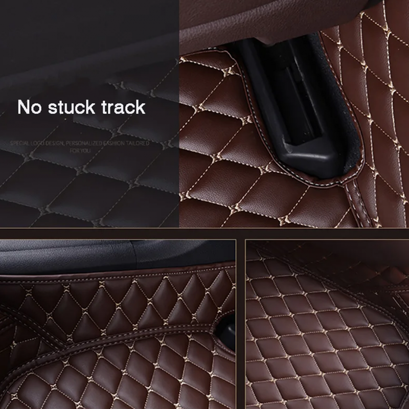 Enhance Your Toyota Fortuner with Premium Brown 5D Floor Mats - Durable and Stylish!