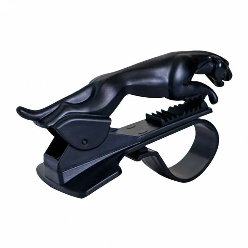 Secure Your Drive with Style - Car Phone Holder Leopard 360° Mount | Adjustable Clip for Cell Phones and GPS