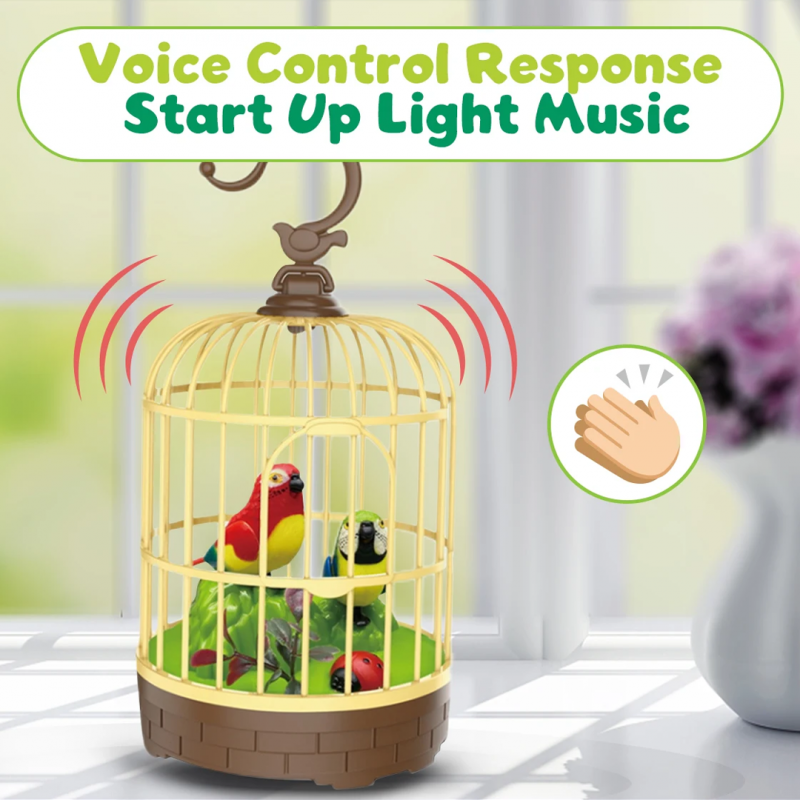 Happy Bird Cage Toy - Interactive and Colorful Toy for Pet Birds - Shopright.pk