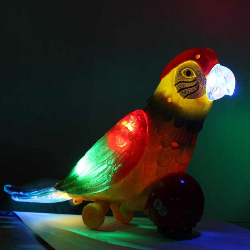 Funny Electric Parrot - Interactive Talking Toy Parrot - Shopright.pk