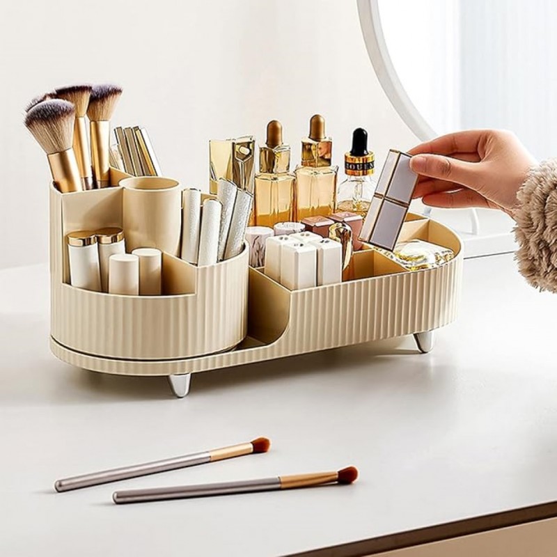  Desktop Makeup Organizer - Keep Your Cosmetics Neatly Organized | Shopright.pk