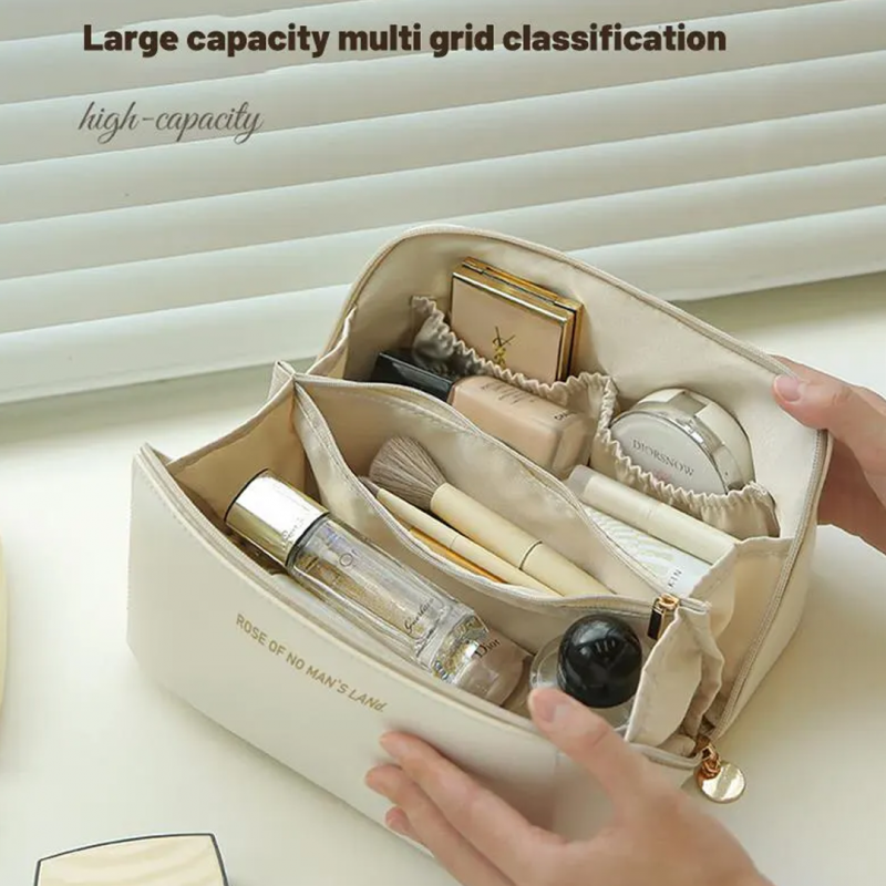 Elevate Your Glam with a Leather Makeup Organizer Bag - Stylish and Practical Storage | Shopright.pk