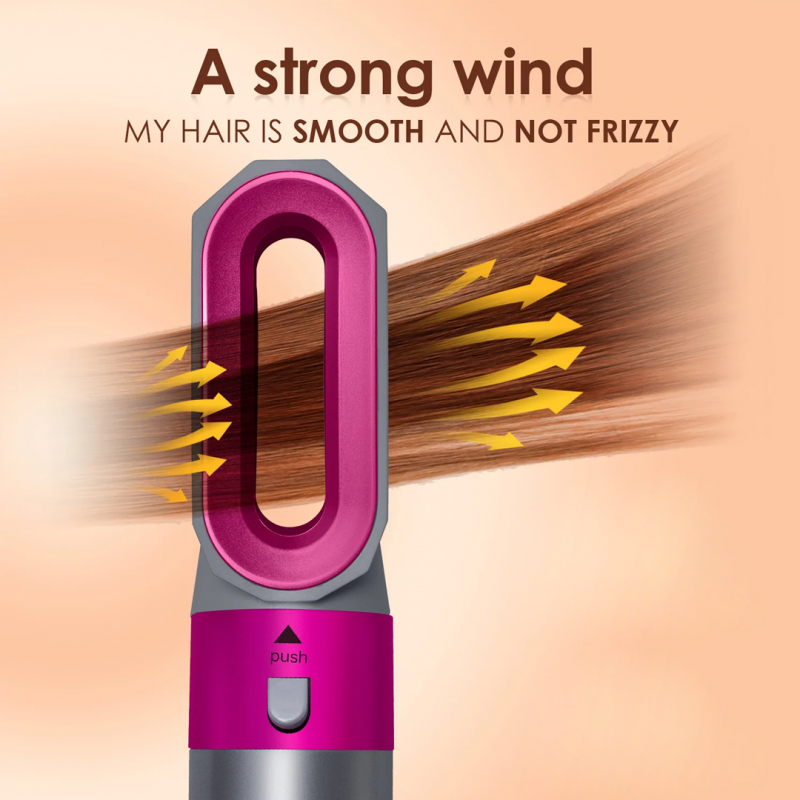 Revolutionize Your Hairstyling with 5-In-1 Heat Comb Hair Dryer | Shopright.pk