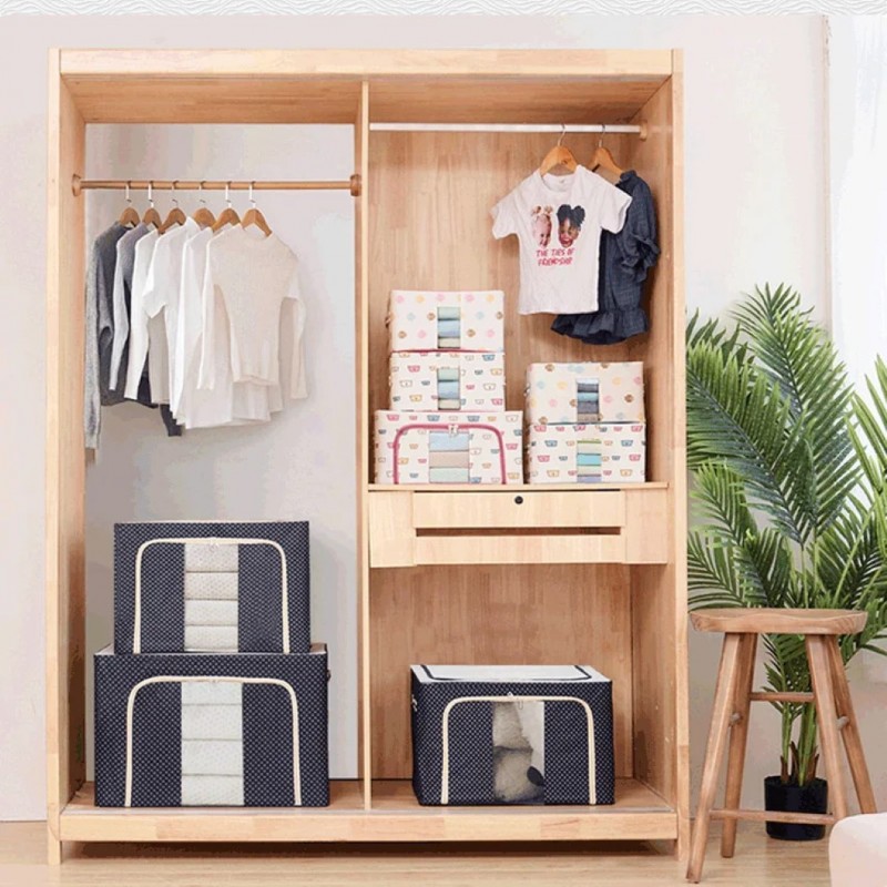 Foldable Steel Frame Storage Box | Home Accessories | Shopright.pk