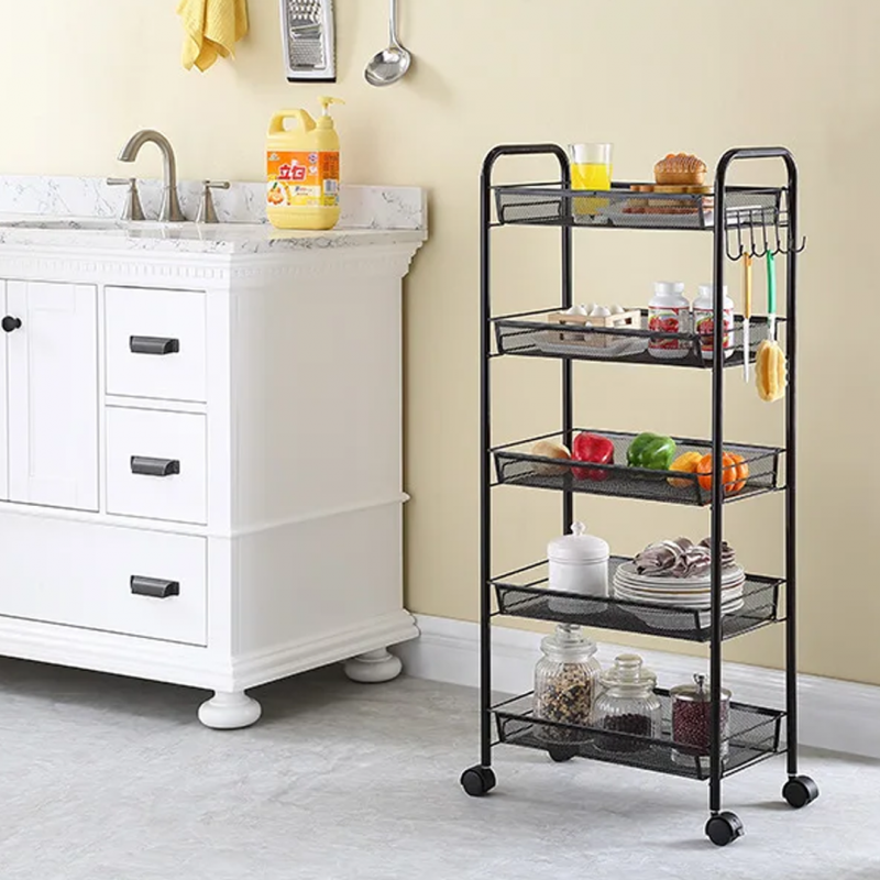 3-Layer Removable Kitchen Storage Rack Trolley | Home Accessories | Shopright.pk