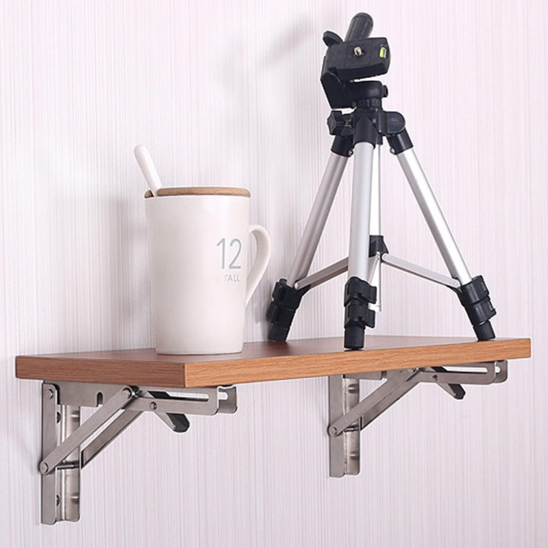 Multipurpose Kitchen Shelf With Foldable Bracket