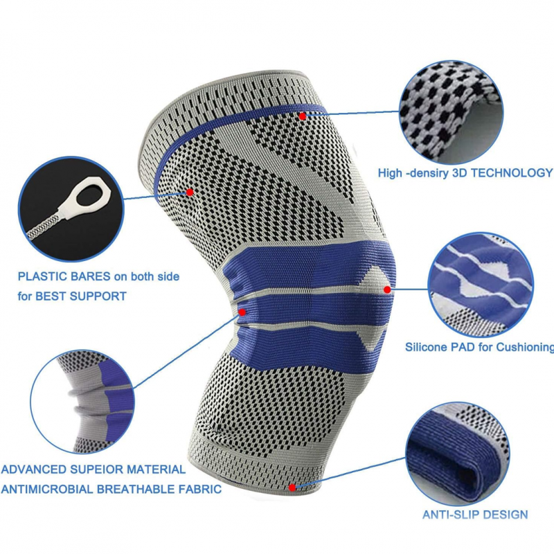 Supportive Medical Grade Knee Brace Compression Sleeve | Men Accessories | Shopright.pk