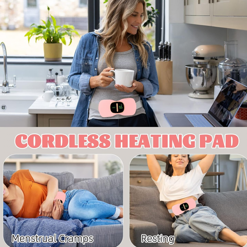 Portable Cordless Menstrual Heating Pad | Women Care Accessories | Shopright.pk