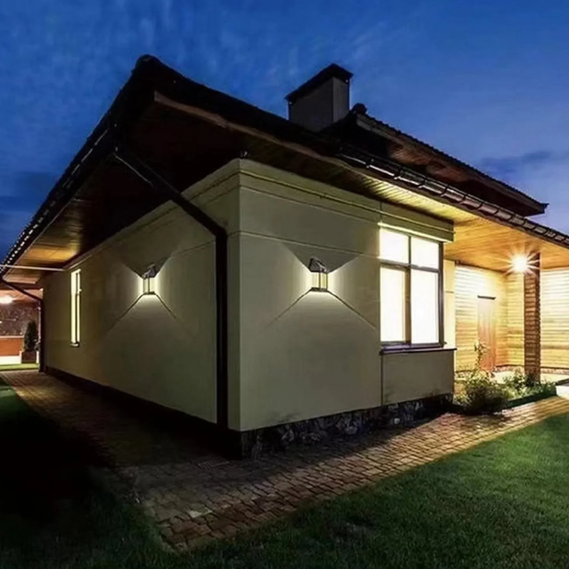 Outdoor Solar Lamp Tungsten Wire Wall Lamp