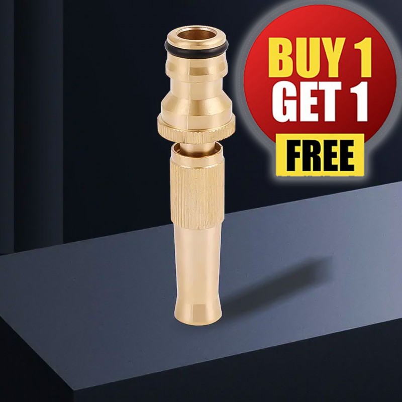 High Pressure Brass Hose Nozzle (Buy 01 & Get 01 Free)