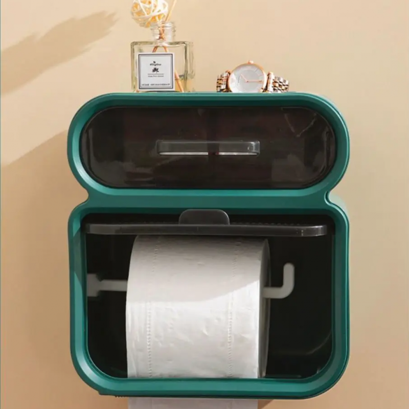 Multifunctional Toilet Paper Holder Rack | Bathroom Accessories | Shopright.pk