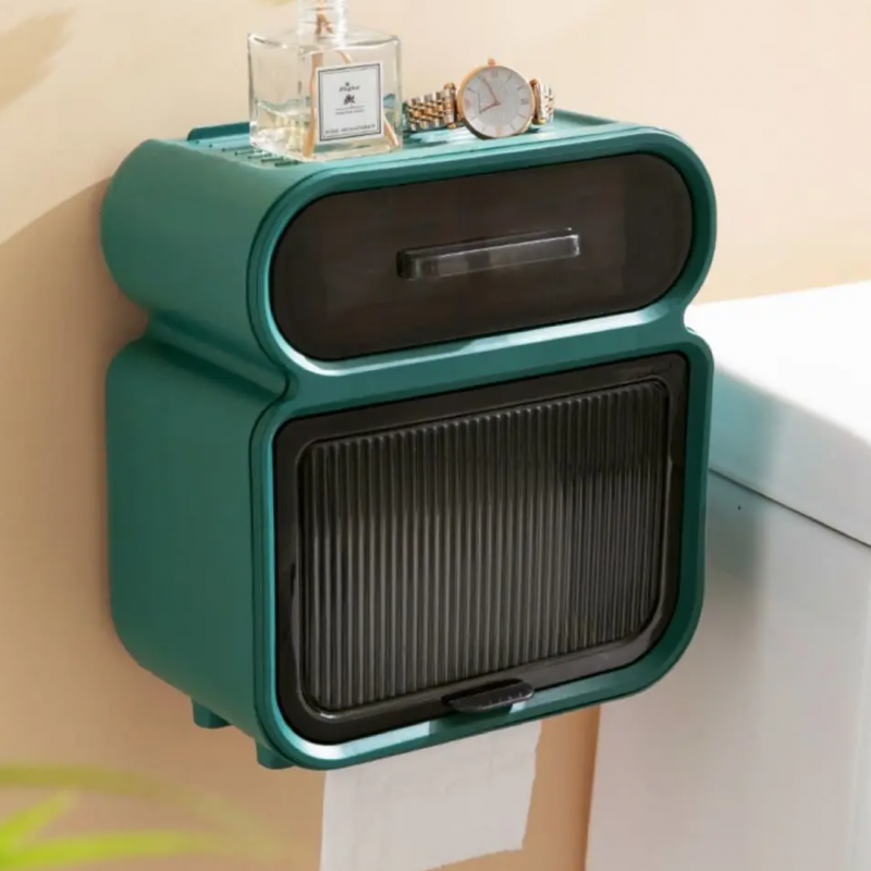 Multifunctional Toilet Paper Holder Rack | Bathroom Accessories | Shopright.pk