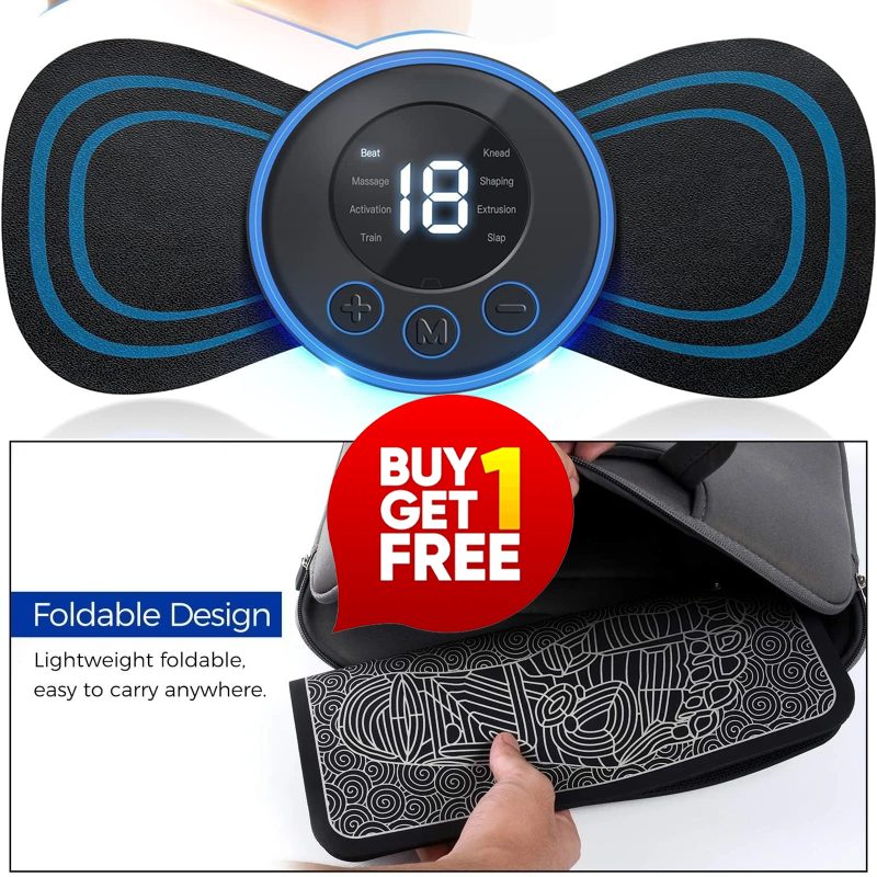 Electric Foot Massager Mat With Digital Electric Mini Massager (Free)