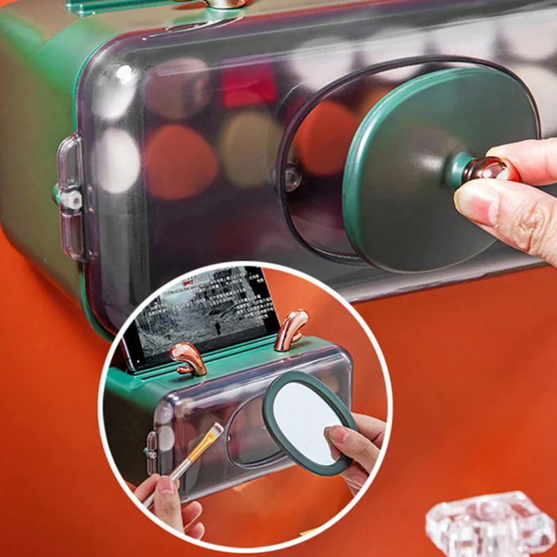 Wall Mounted Portable Lipstick Storage Box | Cosmetics | Shopright.pk