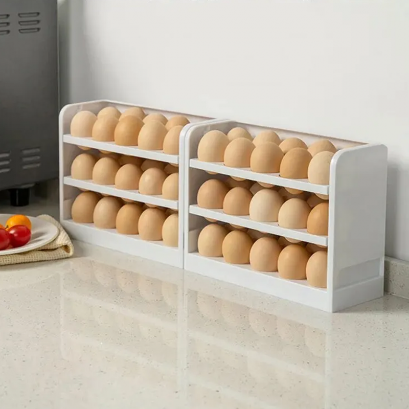 Egg Storage Container Case Rotating