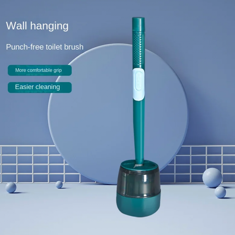 Effortless Cleaning with Soap Dispensing Toilet Brush Holder | Bathroom ...