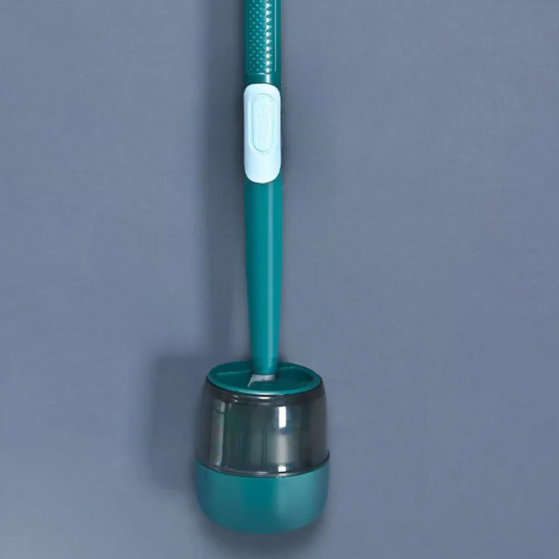 Effortless Cleaning with Soap Dispensing Toilet Brush Holder | Bathroom Accessories | Shopright.pk