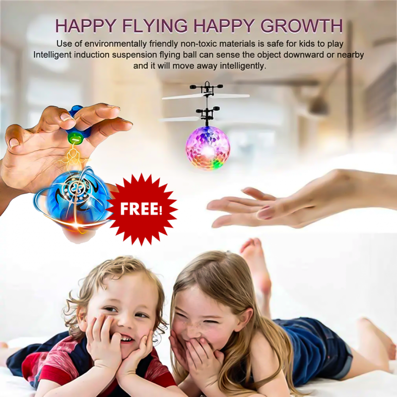 Get 2 for the Price of 1: Helicopter Orb Ball and Fingertip Magic Spin Ball – Shop Now at ShopRight