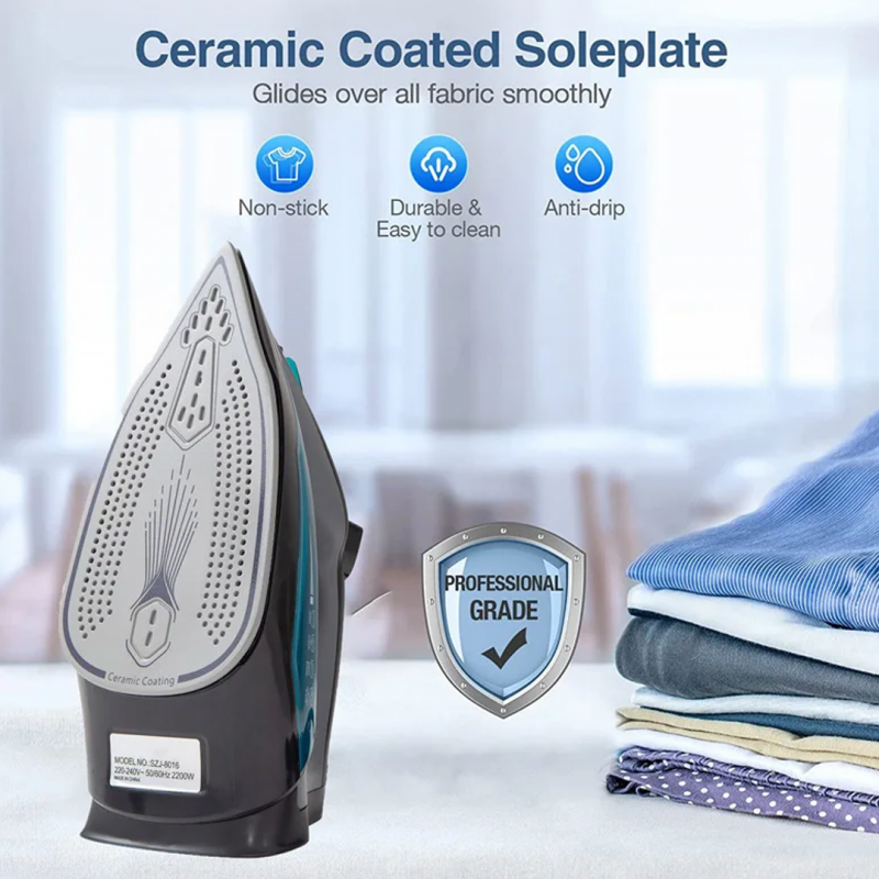 Portable Handheld Electric 2200W Steam Ceramic Sole Dry Iron | Home  Accessories | Shopright.pk