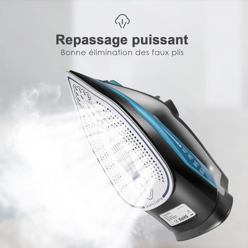 Portable Handheld Electric 2200W Steam Ceramic Sole Dry Iron | Home  Accessories | Shopright.pk