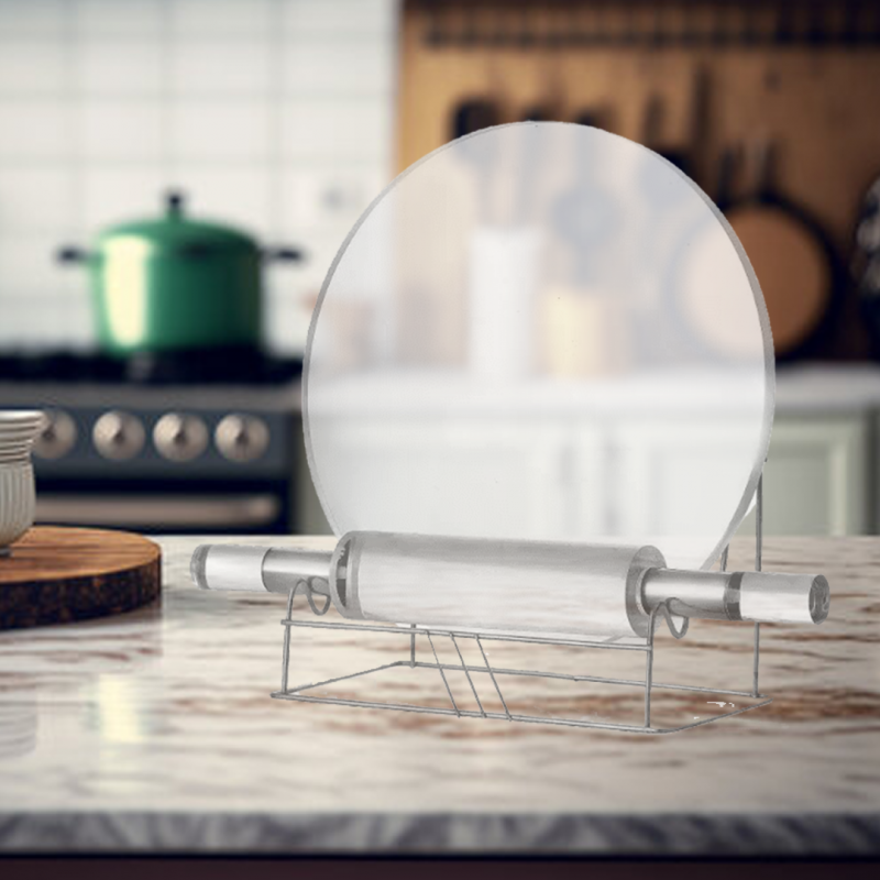Acrylic Transparent Rolling Pin And Board