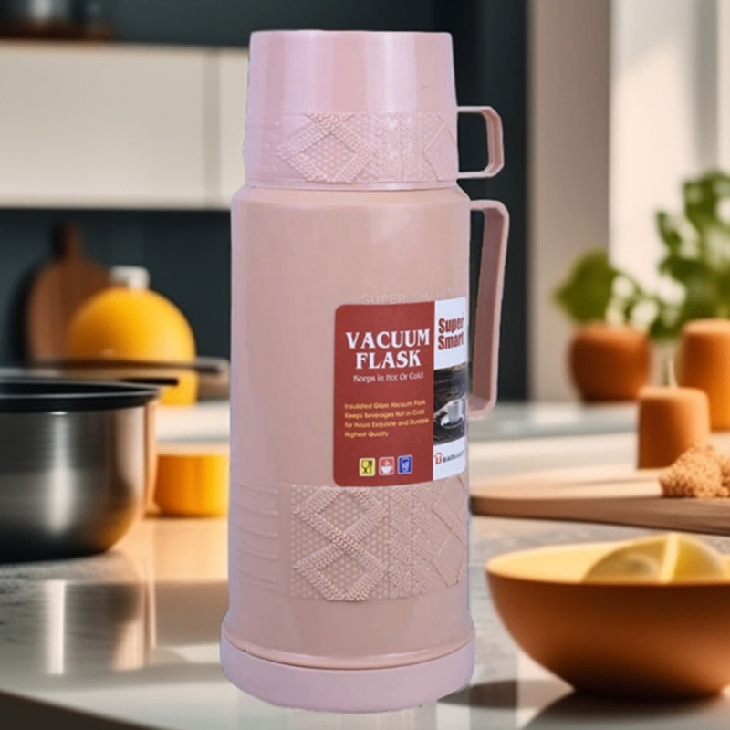 Hot Cold Insulated Glass Liner Plastic Vacuum Flask